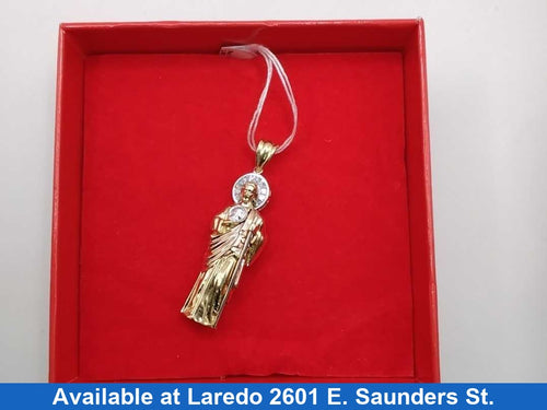 Religious Pendant - Tricolor Gold 10k (.417) 7.7 grams