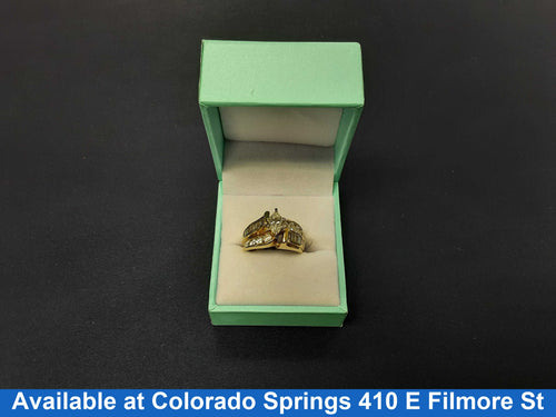 Ring - Wedding Set - Yellow Gold 14k (.585) 7.5 grams Size 7