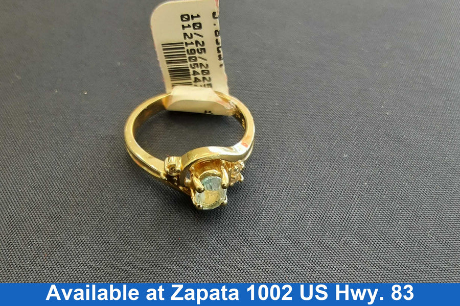 Women's Ring - Yellow Gold 14k (.585) 3.2 grams Size 7.5