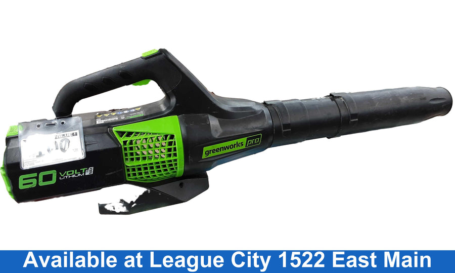 Greenworks Bl60l00 Black Cordless Leaf Blower