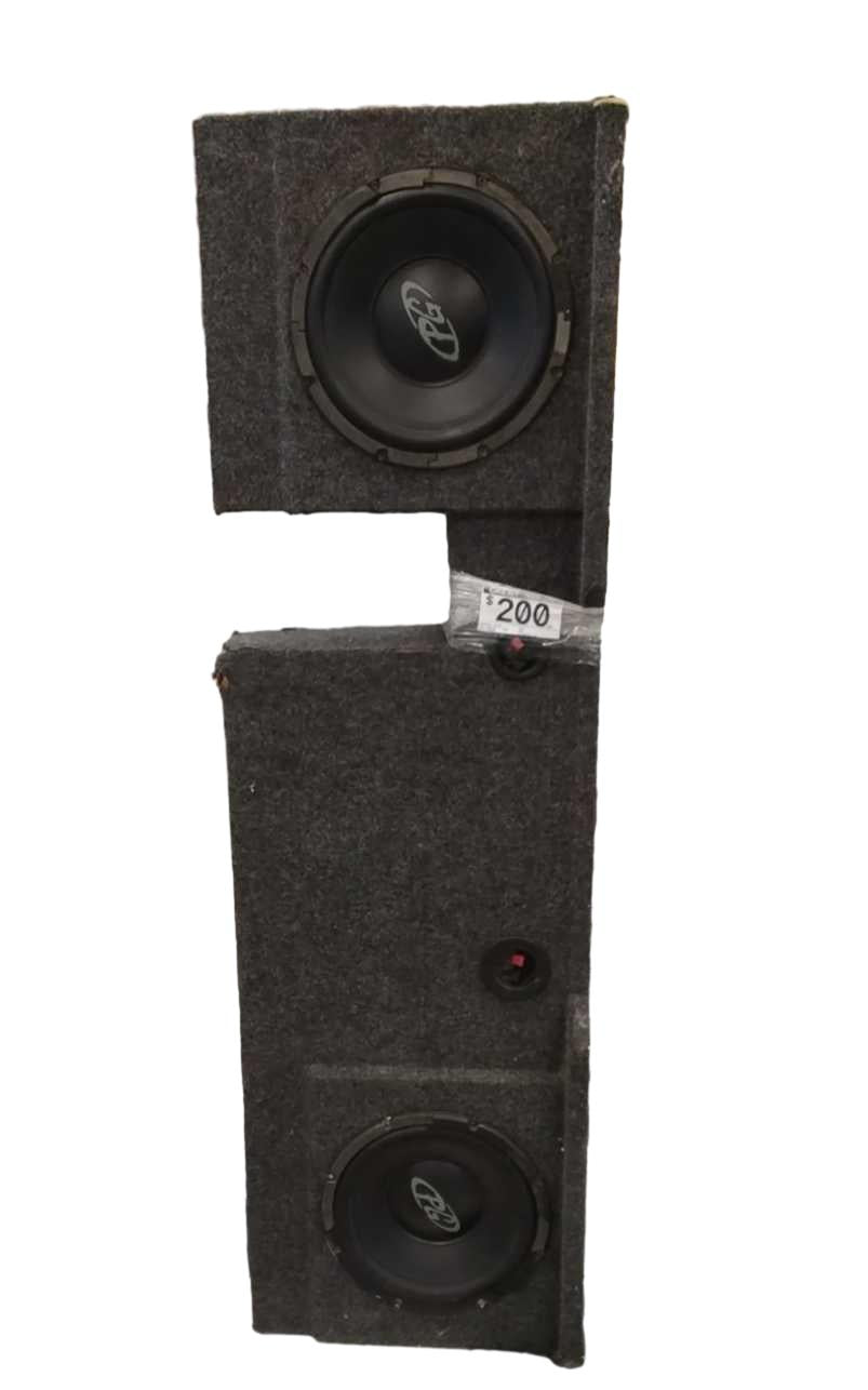 Phoenix Gold 210 Black Car Sub-Woofer