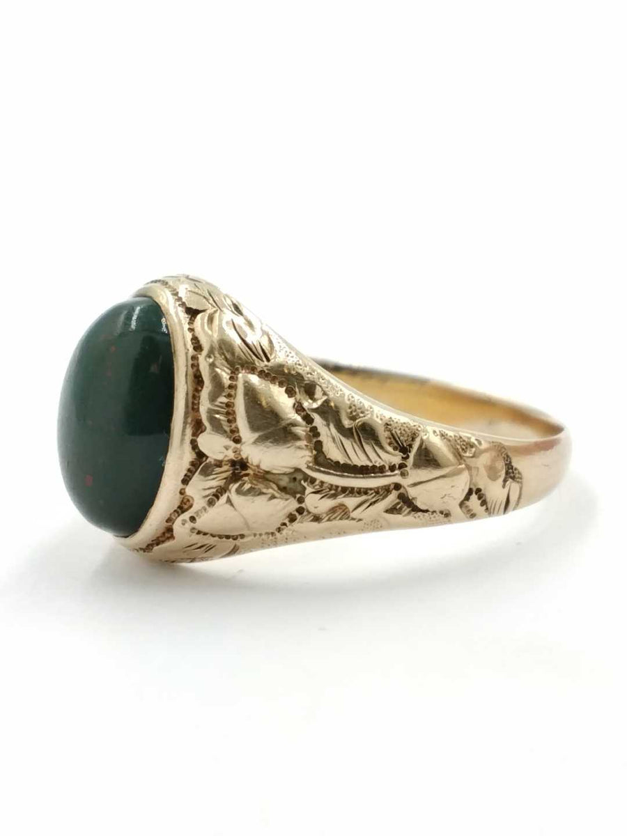 Women's Ring - Yellow Gold 10k (.417) 5.2 grams Size 10.5