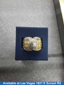 Women's Ring - Yellow Gold 14k (.585) 11.7 grams Size 20