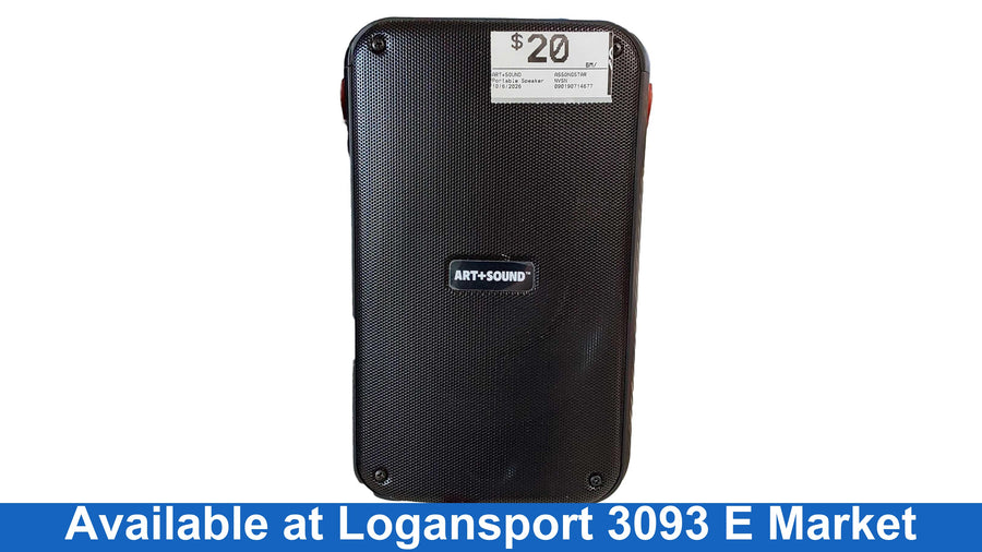 Art+sound Assongstar Black Portable Speaker