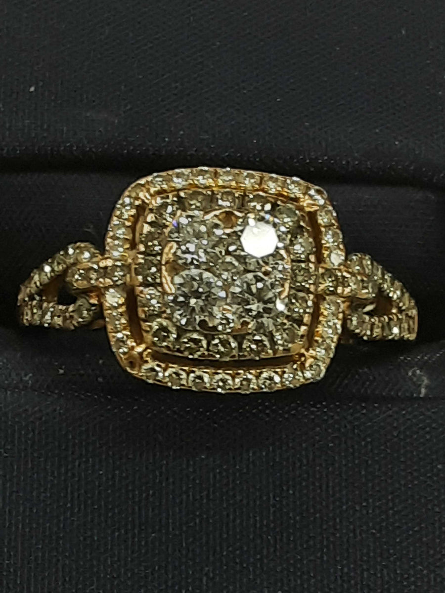 Ring - Engagement Set - Rose Gold 14k (.585) 3.5 grams Size 20