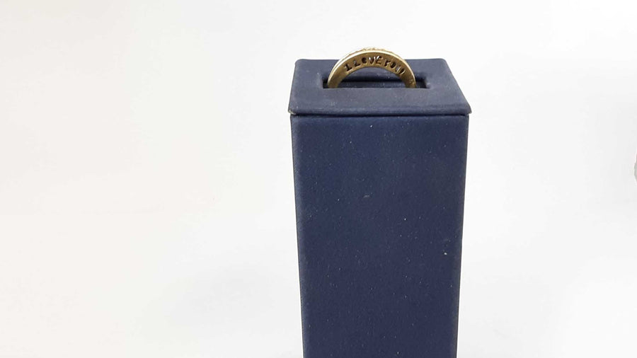 Ring - Wedding Band - Yellow Gold 10k (.417) 2 grams Size 7.5