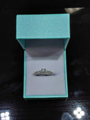 Ring - Wedding Set - White Gold 14k (.585) 2.2 grams Size 4
