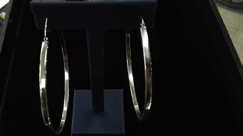 Bangle Earrings - Silver 7.3 grams