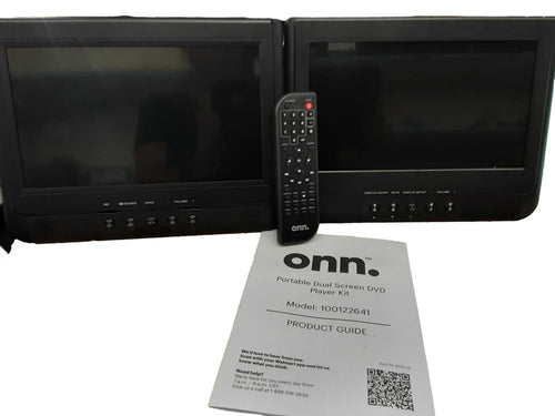 Onn 1001222641 Black Car Video Player