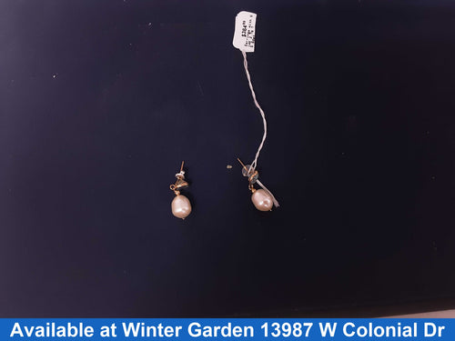 Earrings - Earrings with stones Yellow Gold 14k (.585) 2.7 grams