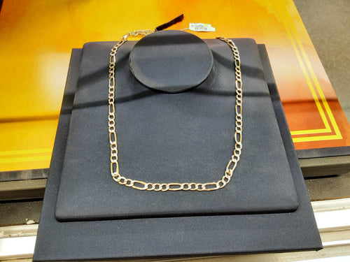 Figaro Chain - Yellow Gold 14k (.585) 8.8 grams 16 inch