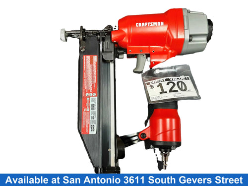 Craftsman Cmpfn16sb Red Pneumatic Brad Nailer