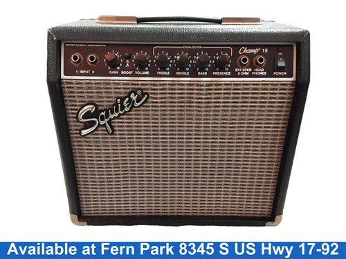 Squier Champ 15 Pr-408 Black Guitar Amplifier