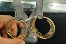 Bangle Earrings - Yellow Gold 14k (.585) 13.1 grams