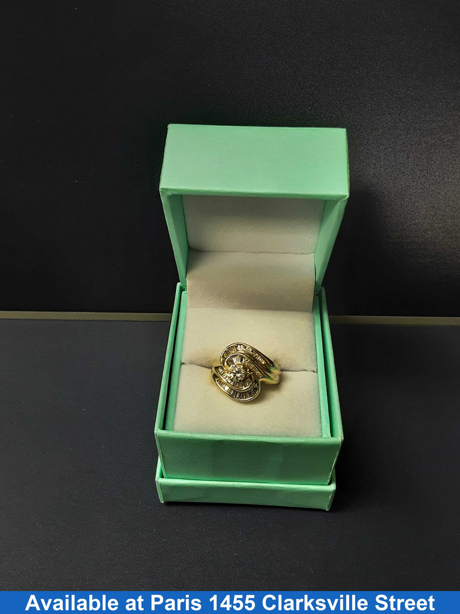 Women's Ring - Yellow Gold 14k (.585) 8.3 grams Size 20