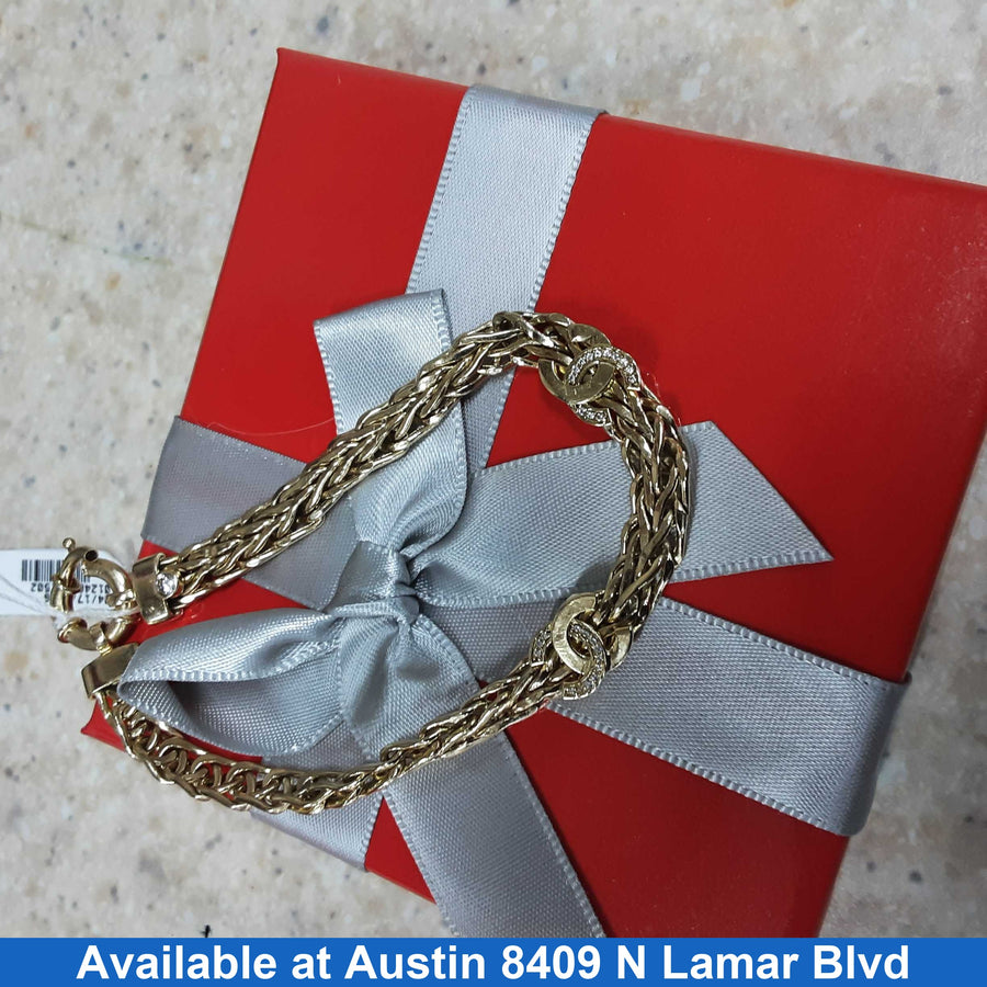 Fox Tail Bracelet - Yellow Gold 14k (.585) 8.8 grams 7 inch
