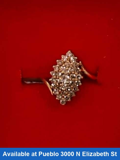 Women's Ring - Yellow Gold 14k (.585) 2.9 grams Size 5