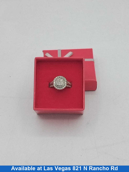 Women's Ring - White Gold 14k (.585) 4.6 grams Size 20