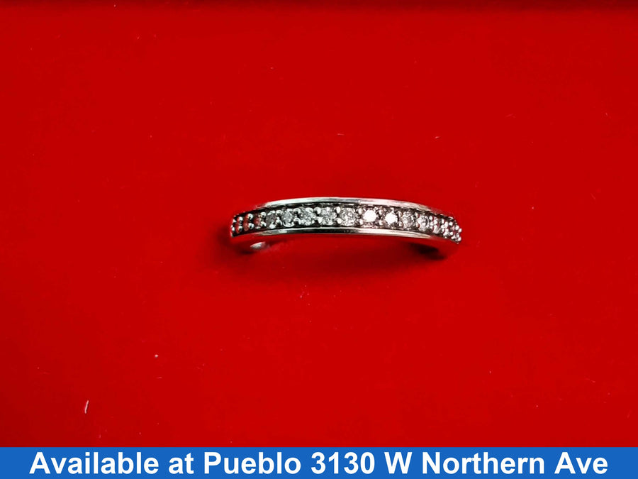 Women's Ring - Anniversary - White Gold 14k (.585) 3.4 grams Size 8