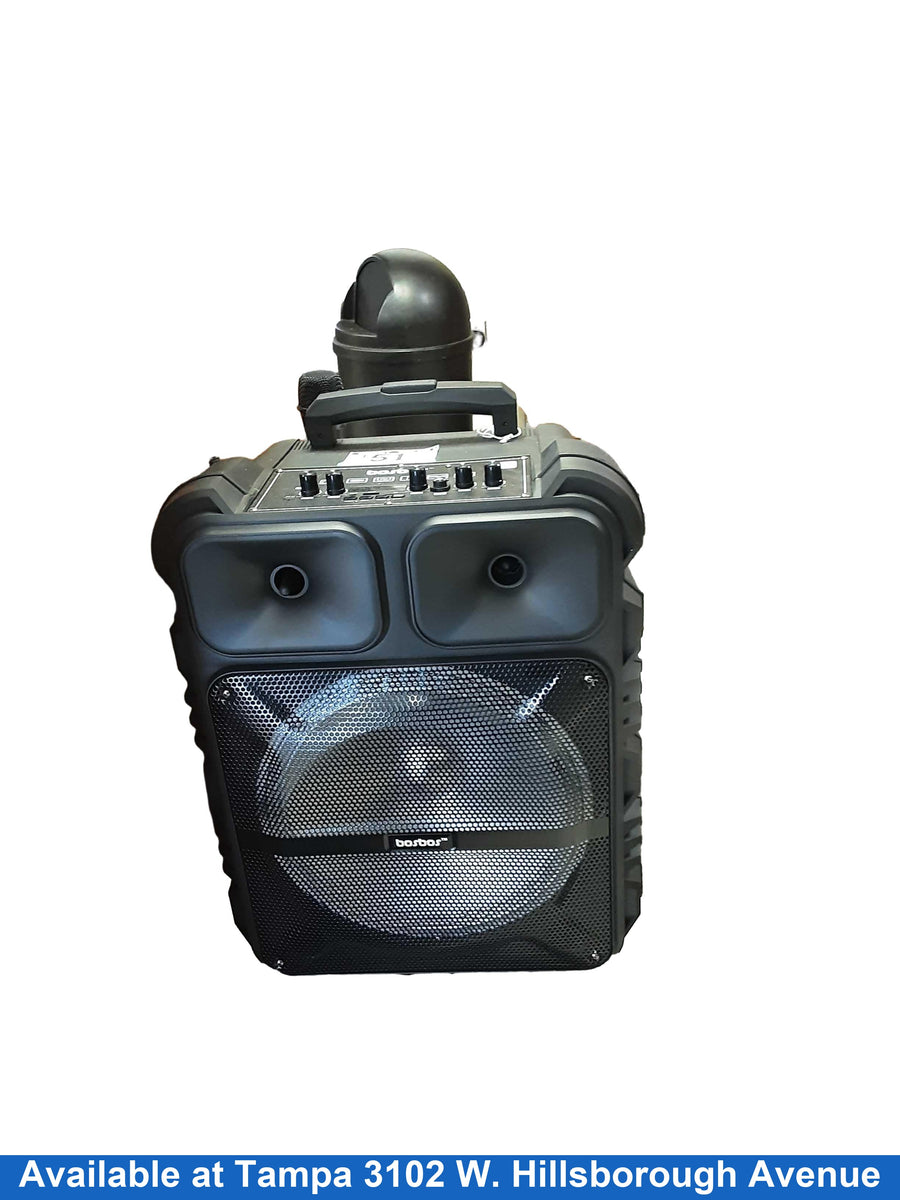 Bosbos Black Floor Speaker