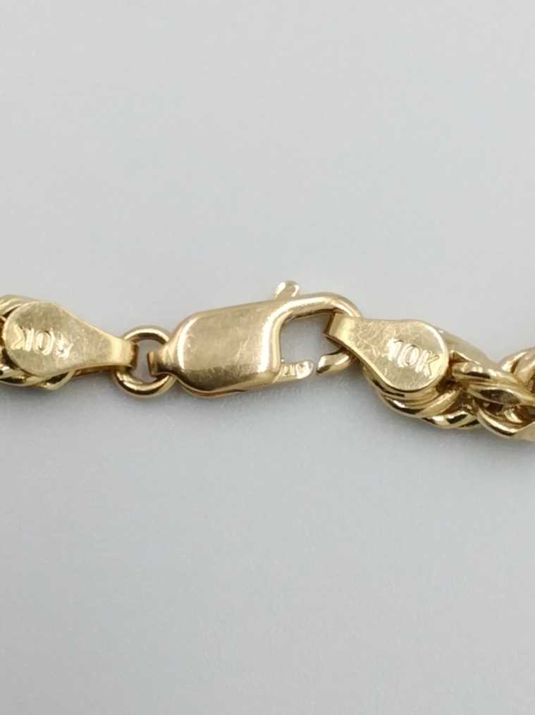 Rope Chain - Yellow Gold 10k (.417) 9.2 grams 22 inch