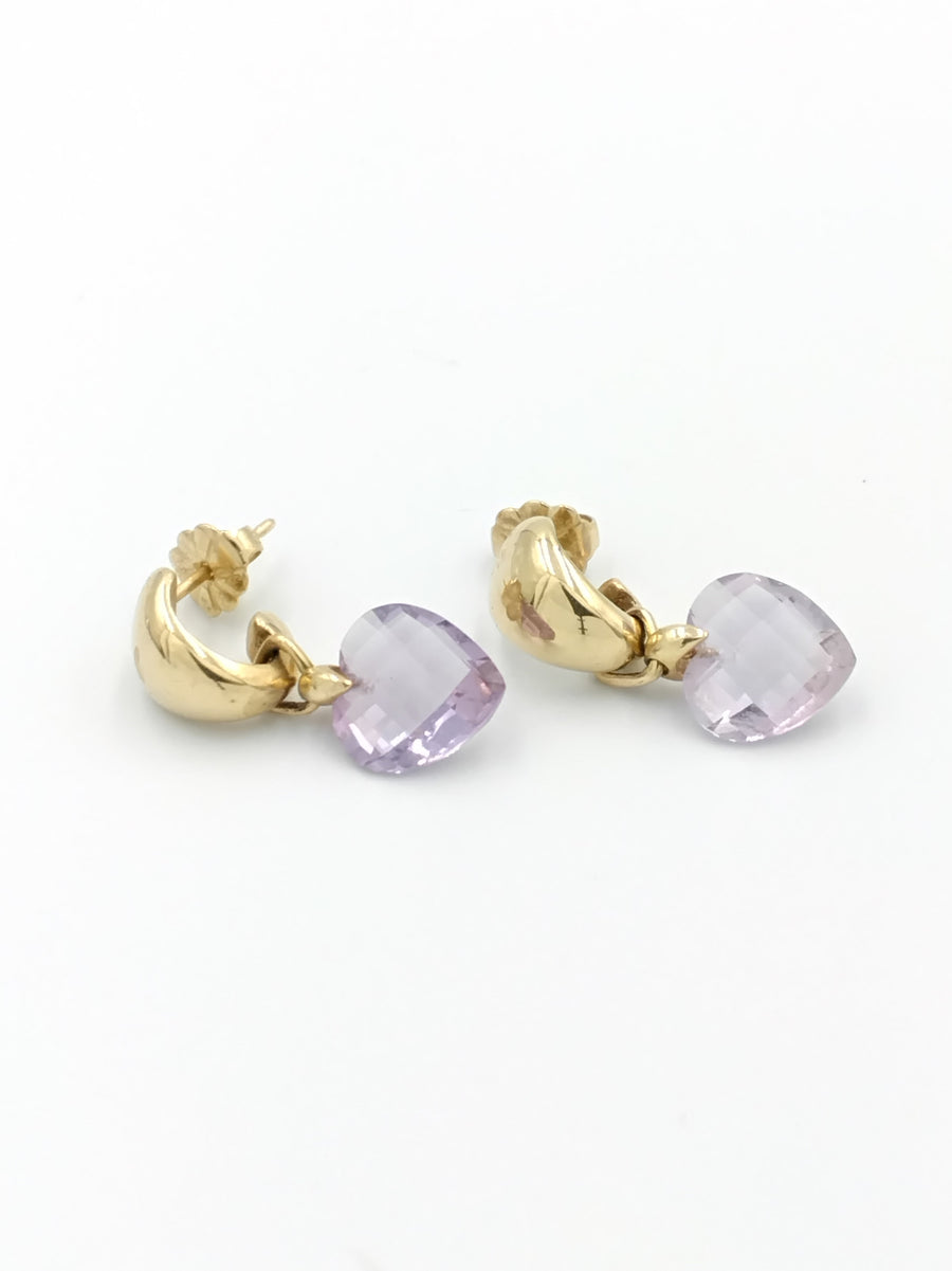 Earrings - Yellow Gold 14k (.585) 3.6 grams