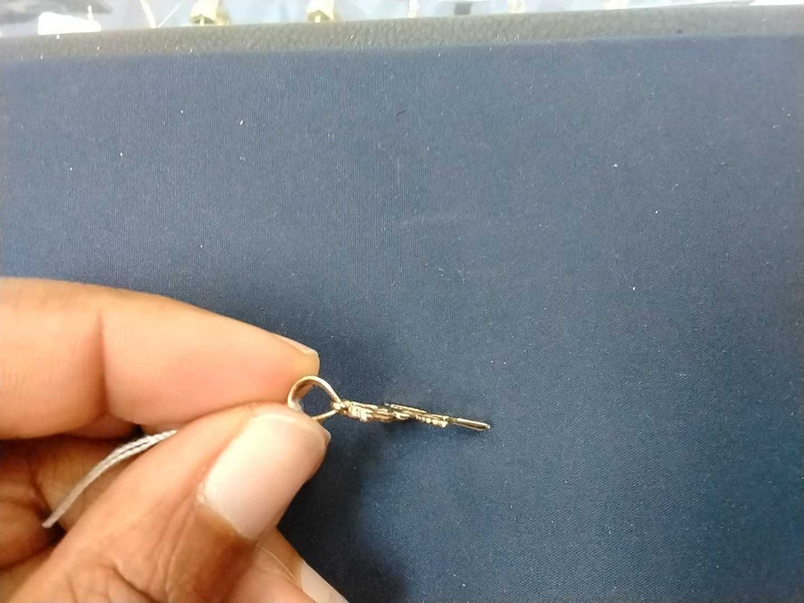 Symbol Pendant - Tricolor Gold 10k (.417) 1 grams