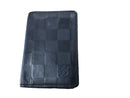 Louis Vuitton Pocket Organizer Black Wallet