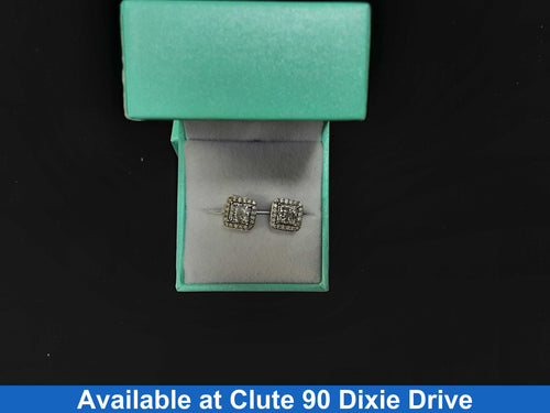 Earrings - White Gold 14k (.585) 4.1 grams