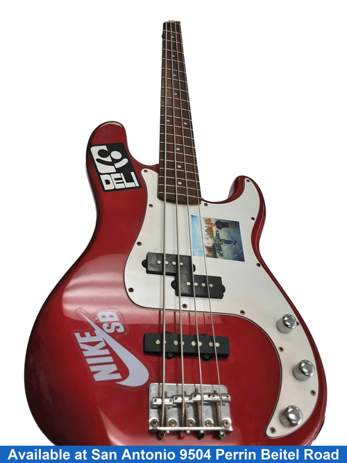 Squire Precision Bass Red Electric Bass Guitar
