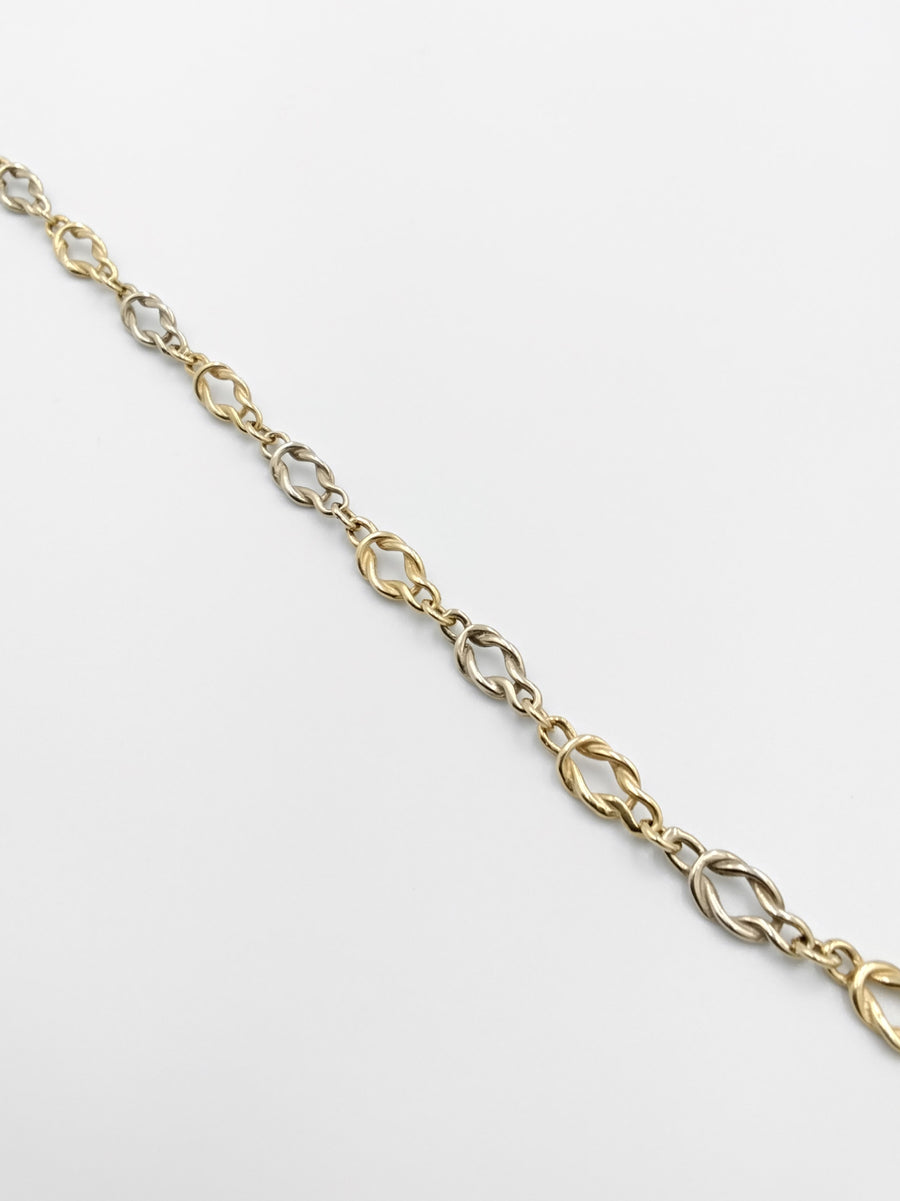 Link Bracelet - Yellow Gold 14k (.585) 7 grams 9 inch