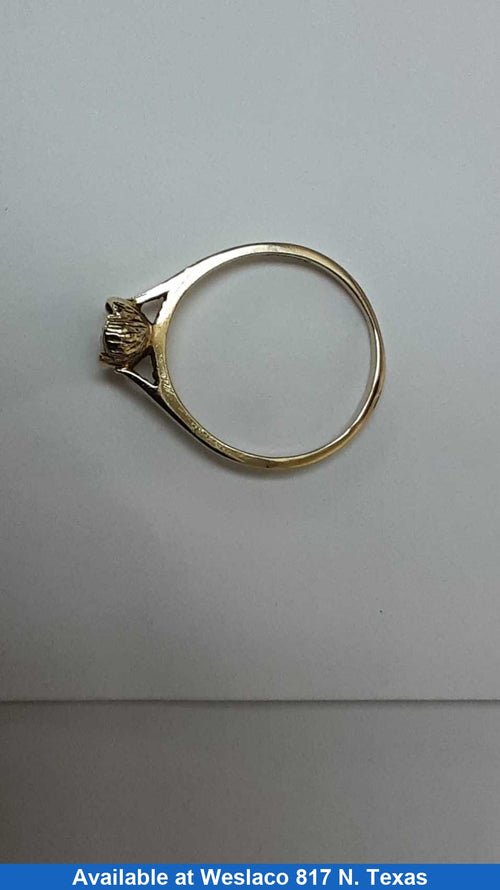 Women's Ring - Yellow Gold 14k (.585) 2 grams Size 8