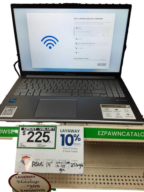 Asus Vivobook Intel Core I3 - 3rd Generation 8 Gb 256 Gb Silver Laptop