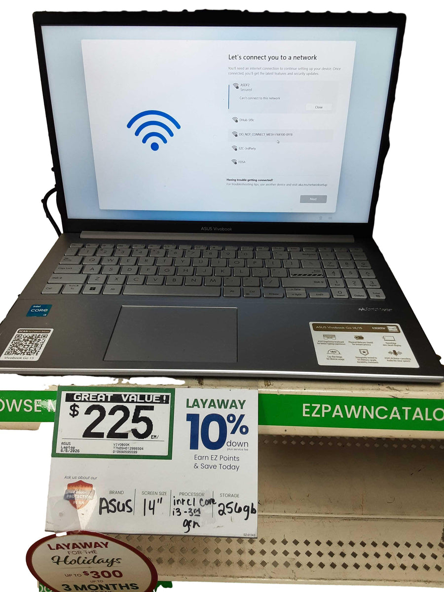 Asus Vivobook Intel Core I3 - 3rd Generation 8 Gb 256 Gb Silver Laptop