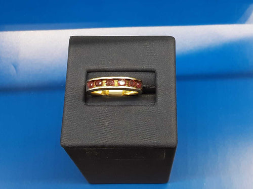 Women's Ring - Yellow Gold 14k (.585) 5.3 grams Size 20