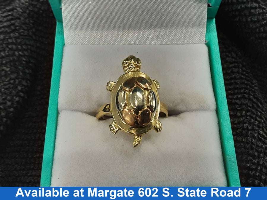 Women's Ring - Yellow Gold 14k (.585) 4.3 grams Size 7