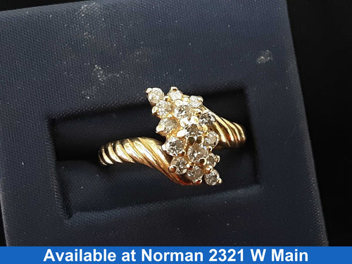 Women's Ring - Yellow Gold 14k (.585) 3.9 grams Size 7