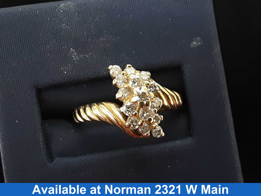 Women's Ring - Yellow Gold 14k (.585) 3.9 grams Size 7