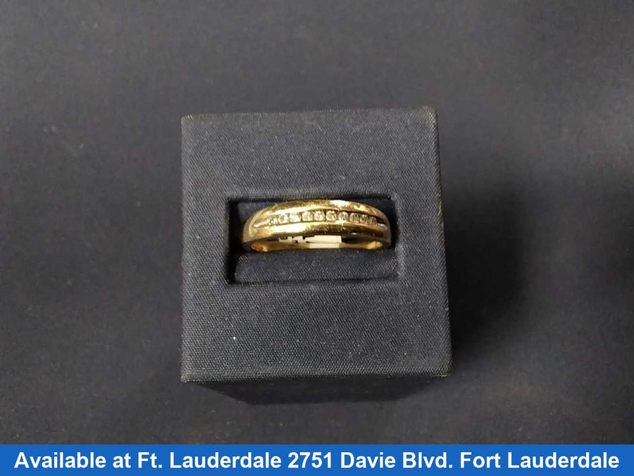 Men's Ring - Yellow Gold 10k (.417) 4.7 grams Size 20