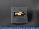Men's Ring - Yellow Gold 10k (.417) 4.7 grams Size 20