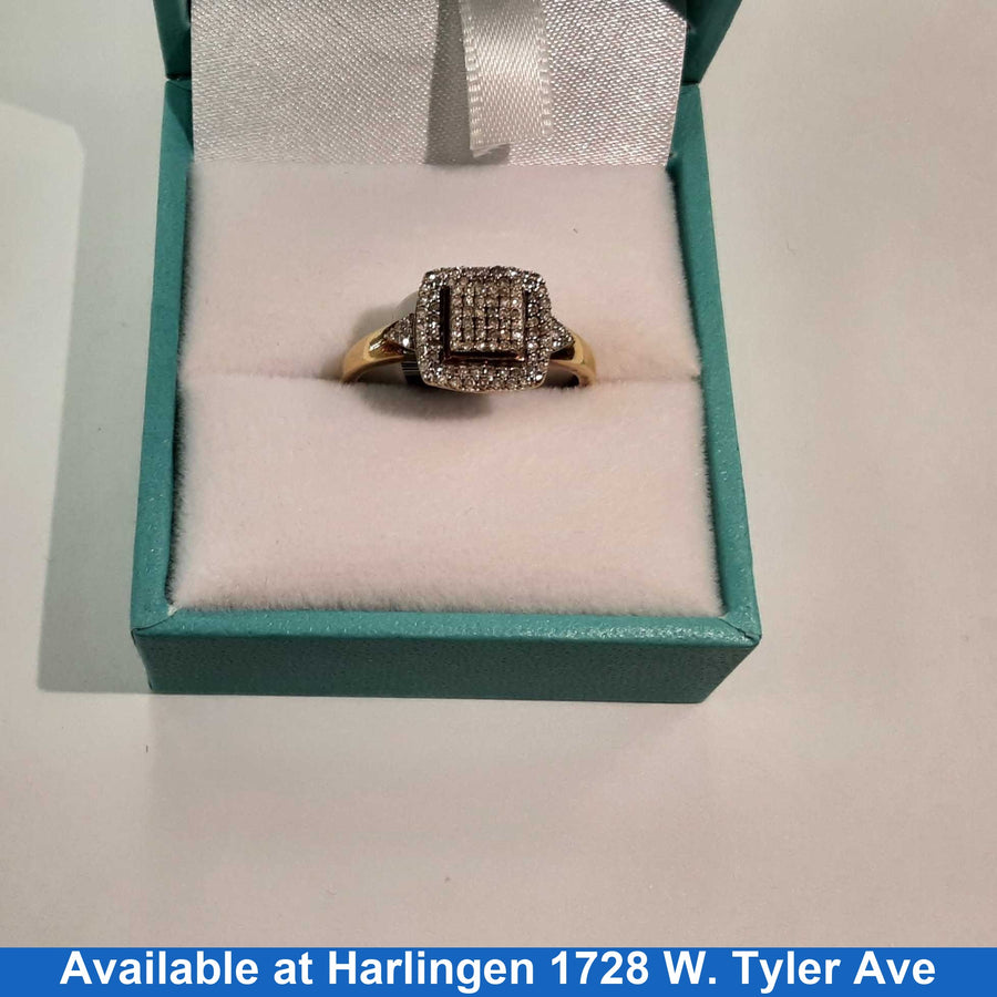 Women's Ring - Yellow Gold 10k (.417) 2 grams Size 7