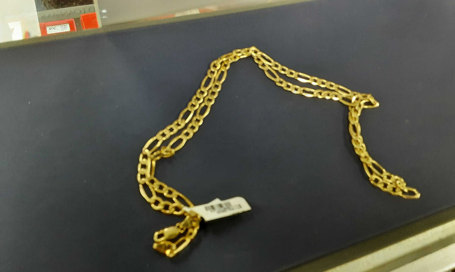 Figaro Chain - Yellow Gold 10k (.417) 8.6 grams 24 inch
