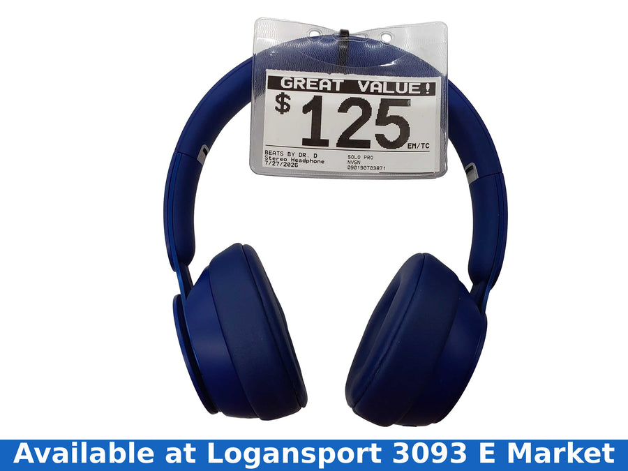 Beats By Dr. Dre Solo Pro Blue Stereo Headphone