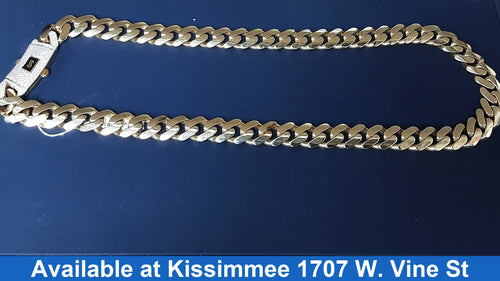Cuban Link Chain - Yellow Gold 14k (.585) 75.5 grams 24 inch