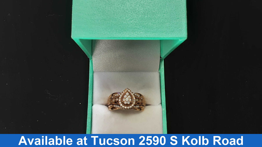 Women's Ring - Solitaire - Rose Gold 14k (.585) 7.2 grams Size 9