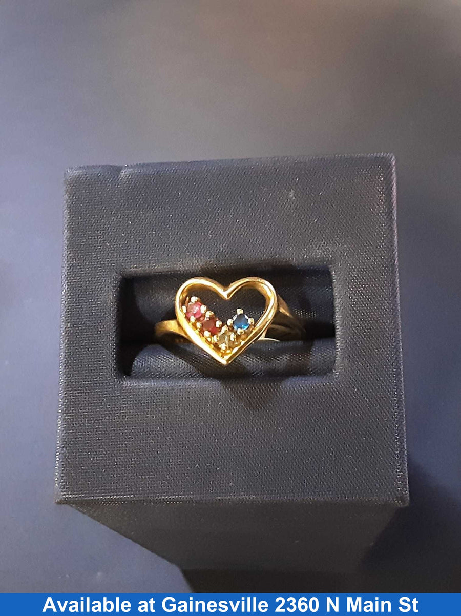 Women's Ring - Yellow Gold 10k (.417) 1.8 grams Size 7.5