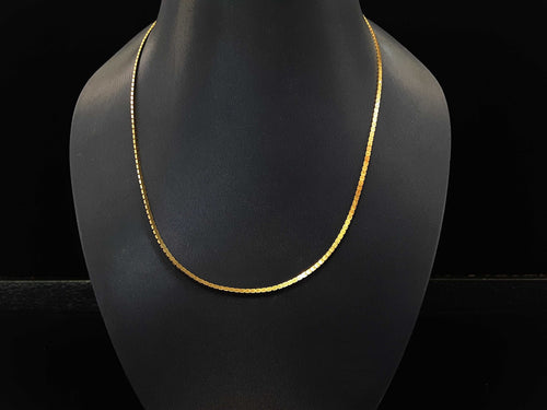 Woven Chain - Yellow Gold 14k (.585) 4.9 grams 18 inch