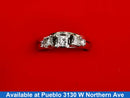 Ring - Wedding Set - White Gold 14k (.585) 6.3 grams Size 7.5