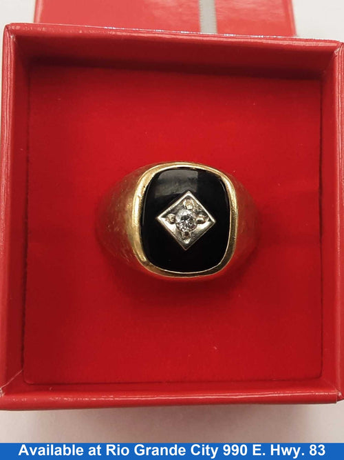Men's Ring - Yellow Gold 10k (.417) 10.7 grams Size 7