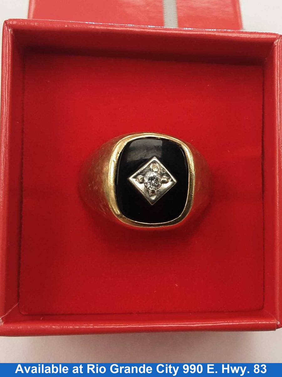 Men's Ring - Yellow Gold 10k (.417) 10.7 grams Size 7
